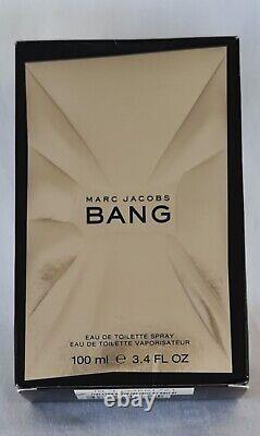Marc Jacobs Bang 100ml Edt Spray 3.4 Oz Grande Bouteille Vintage Extrêmement Rare