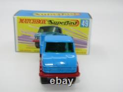 Matchbox Superfast N° 49 Unimog Extrêmement RARE Boîte SANS NEUF MIB