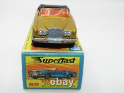 Matchbox Superfast N° 69 Rolls Royce SS Extrêmement RARE Boîte SANS NEUF VNMIB