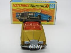 Matchbox Superfast N° 69 Rolls Royce SS Extrêmement RARE Boîte SANS NEUF VNMIB