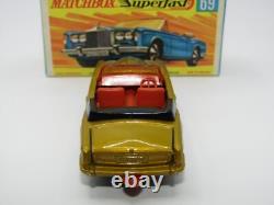 Matchbox Superfast N° 69 Rolls Royce SS Extrêmement RARE Boîte SANS NEUF VNMIB