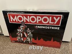 Monopoly Crowdstrike JEU DE SOCIÉTÉ NEUF SOUS BLISTER Extrêmement rare BNIB