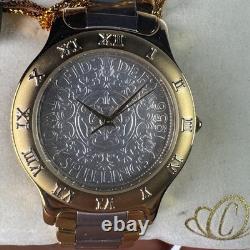 Montre pour homme en pièce de monnaie extrêmement rare 1956 Royaume-Uni Deux Shillings Fabriquée en Suisse