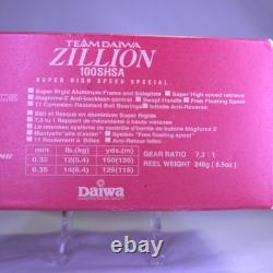 Moulinet à lancer Diawa Zillion 100SHSA 7.31 pour le 50ème anniversaire - Extrêmement rare