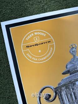 NIKE TIGER WOODS Affiche de Publicité Officielle de Pro Shop NOUVEAU. Extrêmement Rare