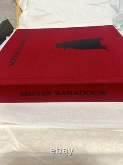 NOUVEAU LIVRE POP-UP MR. BABADOOK EXTREMEMENT RARE 1ÈRE ÉDITION SIGNÉ À LA MAIN Et DVD ÉDITION LIMITÉE