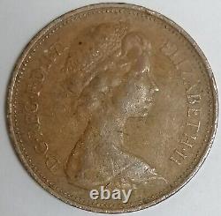 NOUVEAU PENCE 2P EXTREMEMENT RARE MONNAIE BRITANNIQUE (1971) Indispensable pour les collectionneurs