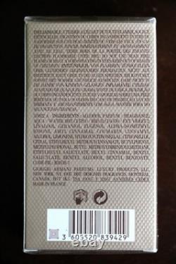 Neuf et scellé Giorgio Armani ONDE Extase EDP 50 ml extrêmement rare, discontinué
