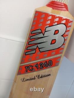 New Balance TC 1260 Édition Limitée Batte de Cricket en Saule Anglais (Extrêmement Rare)