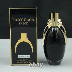 New Lady Gaga Fame Black Fluid 100ml Spray Edp (extrêmement Rare / Difficile À Trouver)