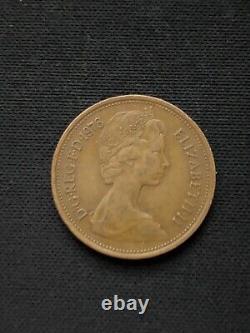 New Pence 2p Coin 1978 Collectionnable Extremely Rare Portrait De La Reine