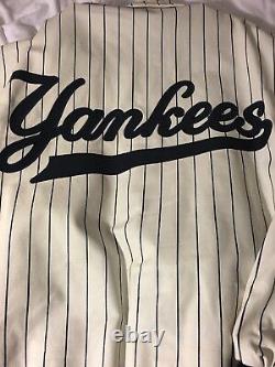 New York Yankees Veste En Cuir Taille 3x Jh Design Extrêmement Rare Collectible