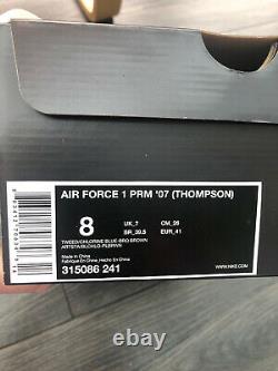 Nike Air Force 1 Prm 07(thompson) Taille Bnib Extrêmement Rare 7
