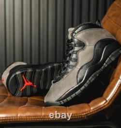 Nike Air Jordan 10 Shadow taille UK 7, neuf dans sa boîte, baskets extrêmement rares