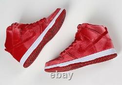 Nike Dunk High Premium Sb’red Velvet' Royaume-uni 5 Eur 38 Extrêmement Rare! Le Dernier