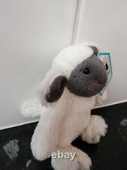 Nouveau Jellycat extrêmement rare petit agneau Bashful à visage gris, peluche douce de 6 pouces retirée du marché