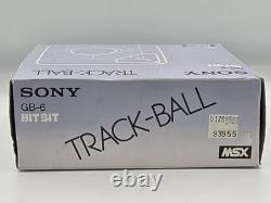Nouveau MSX Sony GB-6 Hit Bit Trackball Scellé Rare Vintage NOS ! Extrêmement Rare