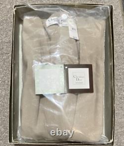 Nouveau cardigan en laine tan Christian Dior Monsieur vintage pour homme M extrêmement RARE