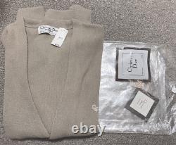 Nouveau cardigan en laine tan Christian Dior Monsieur vintage pour homme M extrêmement RARE
