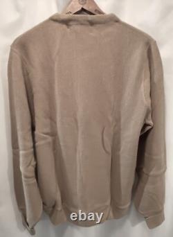 Nouveau cardigan en laine tan Christian Dior Monsieur vintage pour homme M extrêmement RARE
