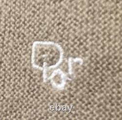 Nouveau cardigan en laine tan Christian Dior Monsieur vintage pour homme M extrêmement RARE