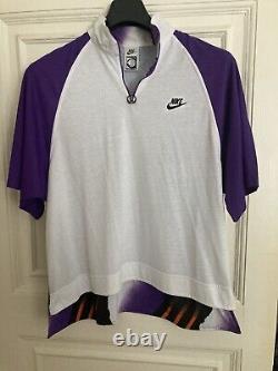 Nouveau et extrêmement rare Nike Agassi Vintage années 90 Challenge Court Tennis Top XL