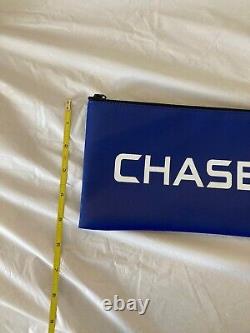 Nouveau sac de dépôt authentique de la CHASE BANK! 3 stylos Chase inclus! Extrêmement rare