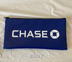 Nouveau sac de dépôt authentique de la CHASE BANK! 3 stylos Chase inclus! Extrêmement rare