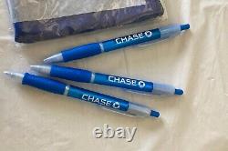 Nouveau sac de dépôt authentique de la CHASE BANK! 3 stylos Chase inclus! Extrêmement rare