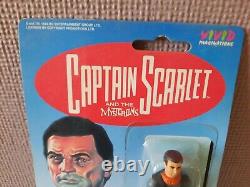 Nouvelle carte extrêmement rare de 1994 du Capitaine Black Spy de la série Captain Scarlet 3,75 pouces.