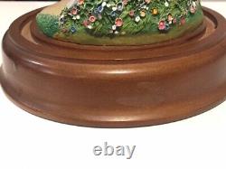 ORNEMENT EN VERRE DOME LARGE ELVIS LOVE ME TENDER EXTREMEMENT RARE PRESQUE COMME NEUF