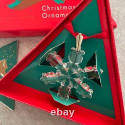 Ornement de Noël Swarovski 1992 Flocon de neige avec boîte Non utilisé Extrêmement rare Neuf