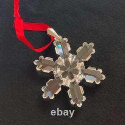 Ornement de Noël Swarovski 1992 Flocon de neige avec boîte Non utilisé Extrêmement rare Neuf