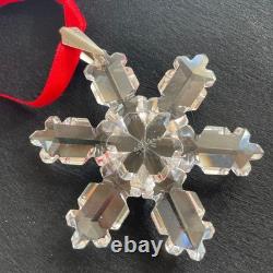 Ornement de Noël Swarovski 1992 Flocon de neige avec boîte Non utilisé Extrêmement rare Neuf