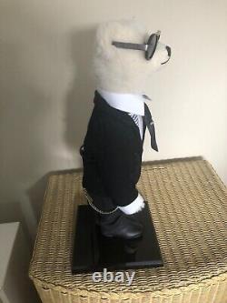 Ours en peluche Steiff Karl Lagerfeld extrêmement rare recherché en parfait état