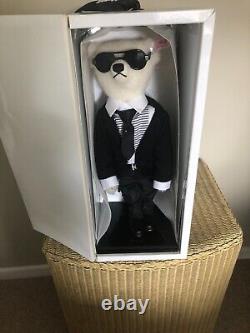 Ours en peluche Steiff Karl Lagerfeld extrêmement rare recherché en parfait état