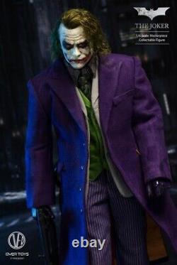 Overtoys The Dark Knight Joker 1/6 Rooted Hair Extrêmement Rare Vendeur Américain