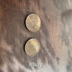 PIÈCE DE 2 PENCE NOUVEAU PENCE 1981, EXTRÊMEMENT RARE, ARTICLE DE COLLECTION UK