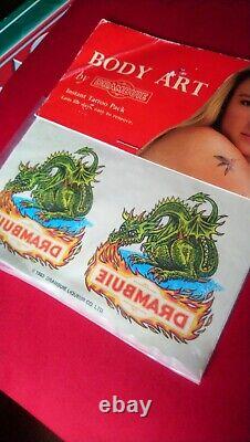 Pack de tatouage extrêmement rare Drambuie Collectable de 1993