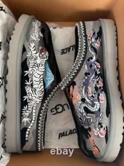 Palace x UGG Tasman Slipper « black camo » US12 AW24. Extrêmement rare. Neuf.