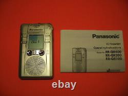 Panasonic Digital IC Recorder Evp Ghost Hunt Extremely Rare Peut Utiliser Avec Rr-dr60