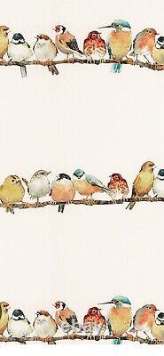 Papier peint Laura Ashley Garden Birds, extrêmement rare, 5 rouleaux, mêmes numéros de lot