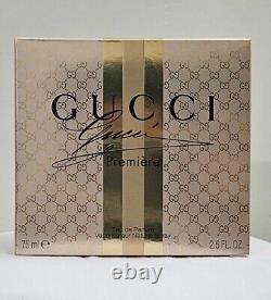 Parfum Vintage Gucci Premiere 75ml Vaporisateur EDP Grand Flacon Eau De Parfum Extrêmement RARE