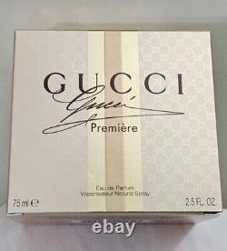 Parfum Vintage Gucci Premiere 75ml Vaporisateur EDP Grand Flacon Eau De Parfum Extrêmement RARE