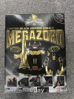 Pass de bataille Fortnite extrêmement rare MMPR Megazord en or noir BNIB