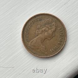 Pence 2p de 1978 extrêmement rare
