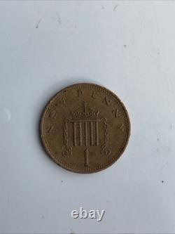 Penny nouveau extrêmement rare de 1971 de la Reine Elizabeth II