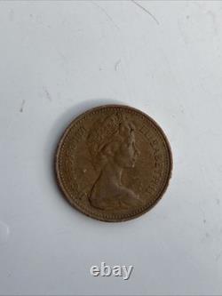Penny nouveau extrêmement rare de 1971 de la Reine Elizabeth II