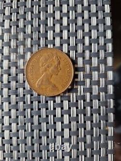 Pièce ancienne originale de 2p New Pence de 1971 extrêmement rare