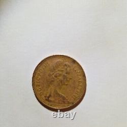 Pièce ancienne originale extrêmement rare de 2 pence de 1971